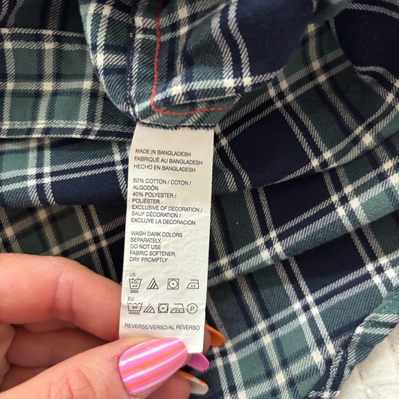 IZOD Saltwater Men's Relaxed Classics Long Sleeve Plaid Button Down XL - Picture 6 of 8